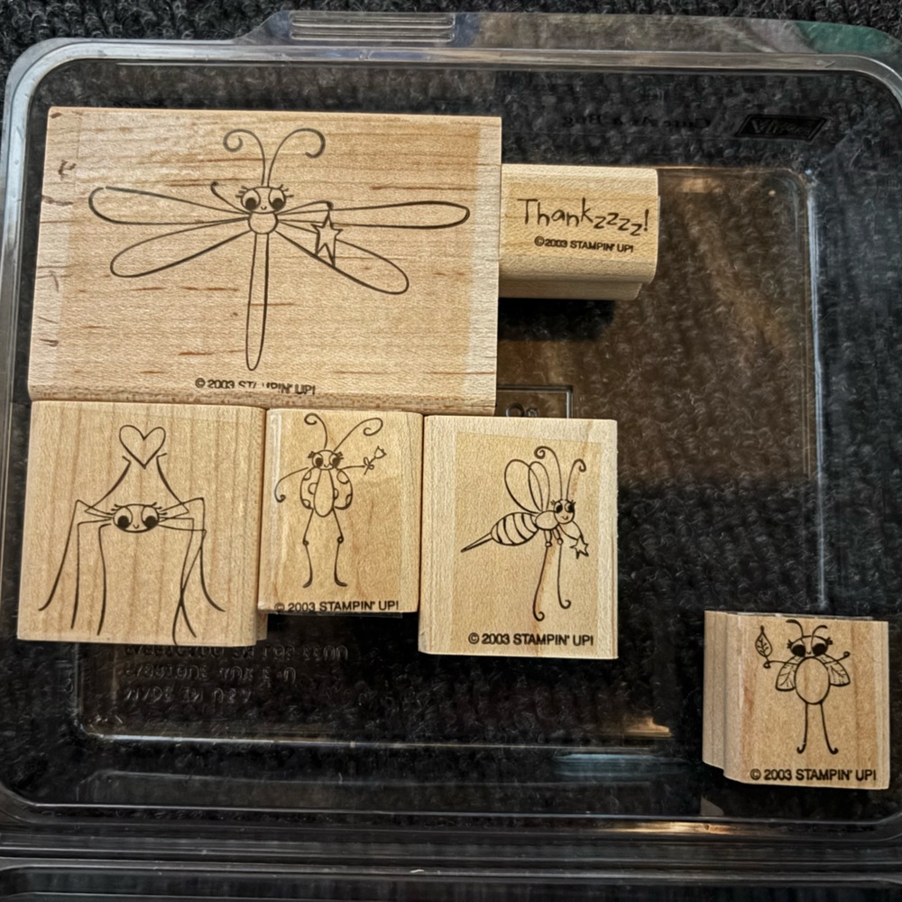 Stampin' Up! “Cute as a bug” Rubber Stamps Set
